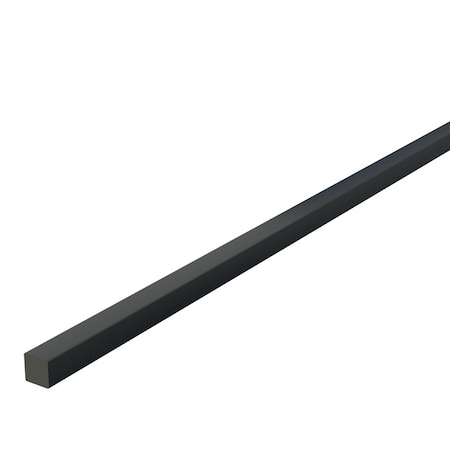 Designs Of Distinction .25" Decorative Aluminum Bar - Flat Black 01110810WR1